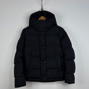 Lululemon Wunder Puff Jacket Womens 2 Black Goose Down Hooded Short Winter Coat